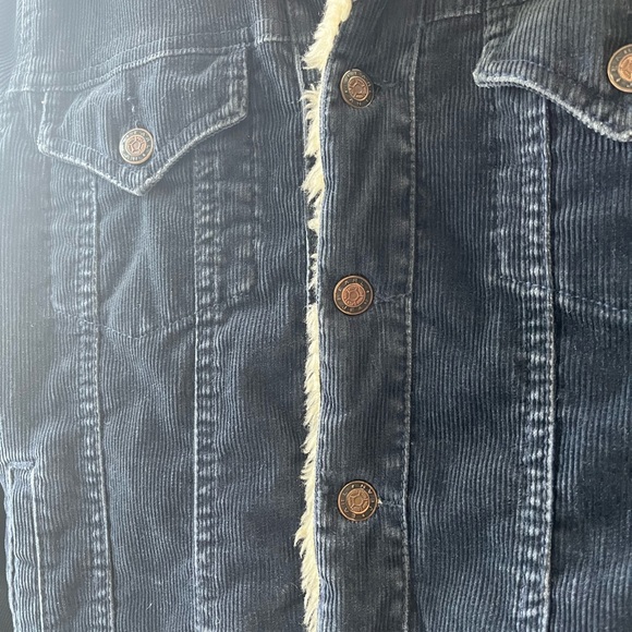 Blue Corduroy Sherpa Jacket ASO Gilmore Girls - Lorelai Gilmore - Picture 6 of 9